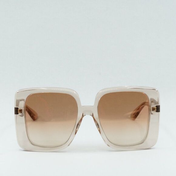 Gucci GG1314S 005 Sunglasses Sand Square Frame, Brown Lenses main image 5